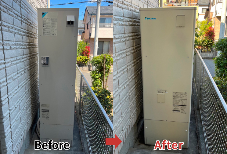 愛知県春日井市　S様。ダイキンエコキュートに交換しました。